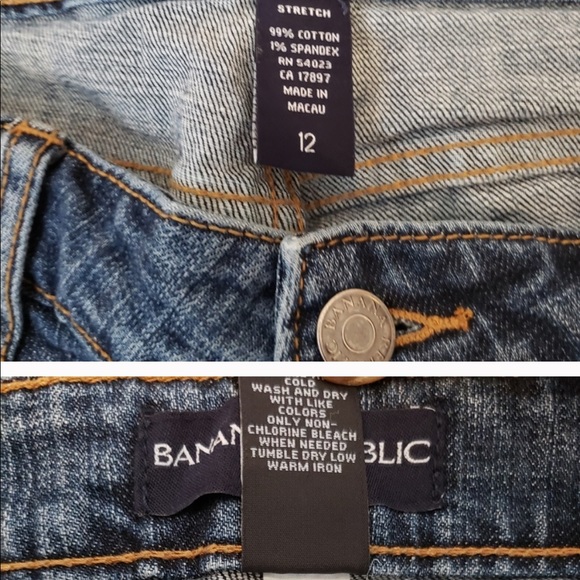 Banana Republic Women's Boot Cut Jeans, Sz 12 - Picture 4 of 6